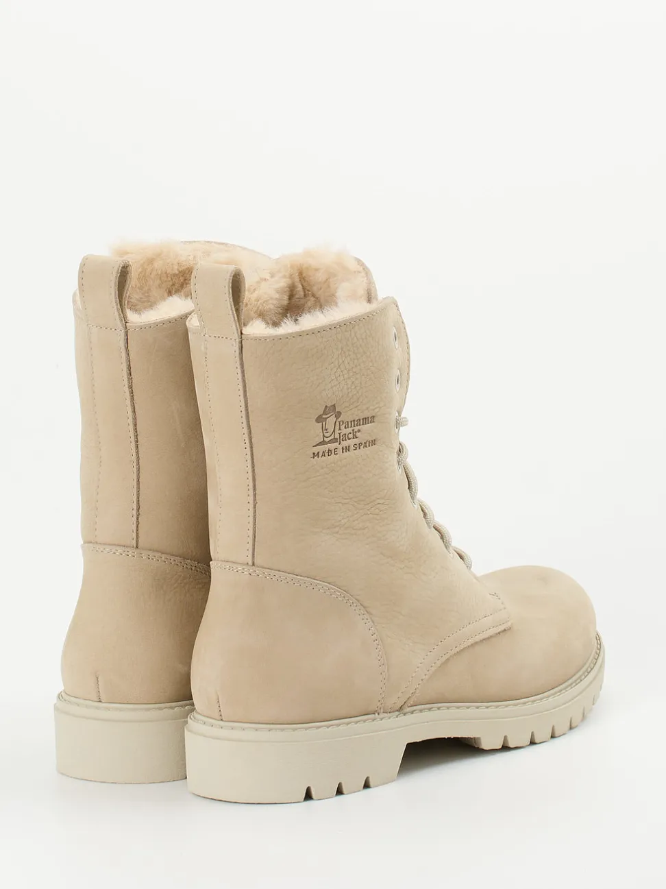 Panama Jack – Schnürboots aus Nubukleder beige