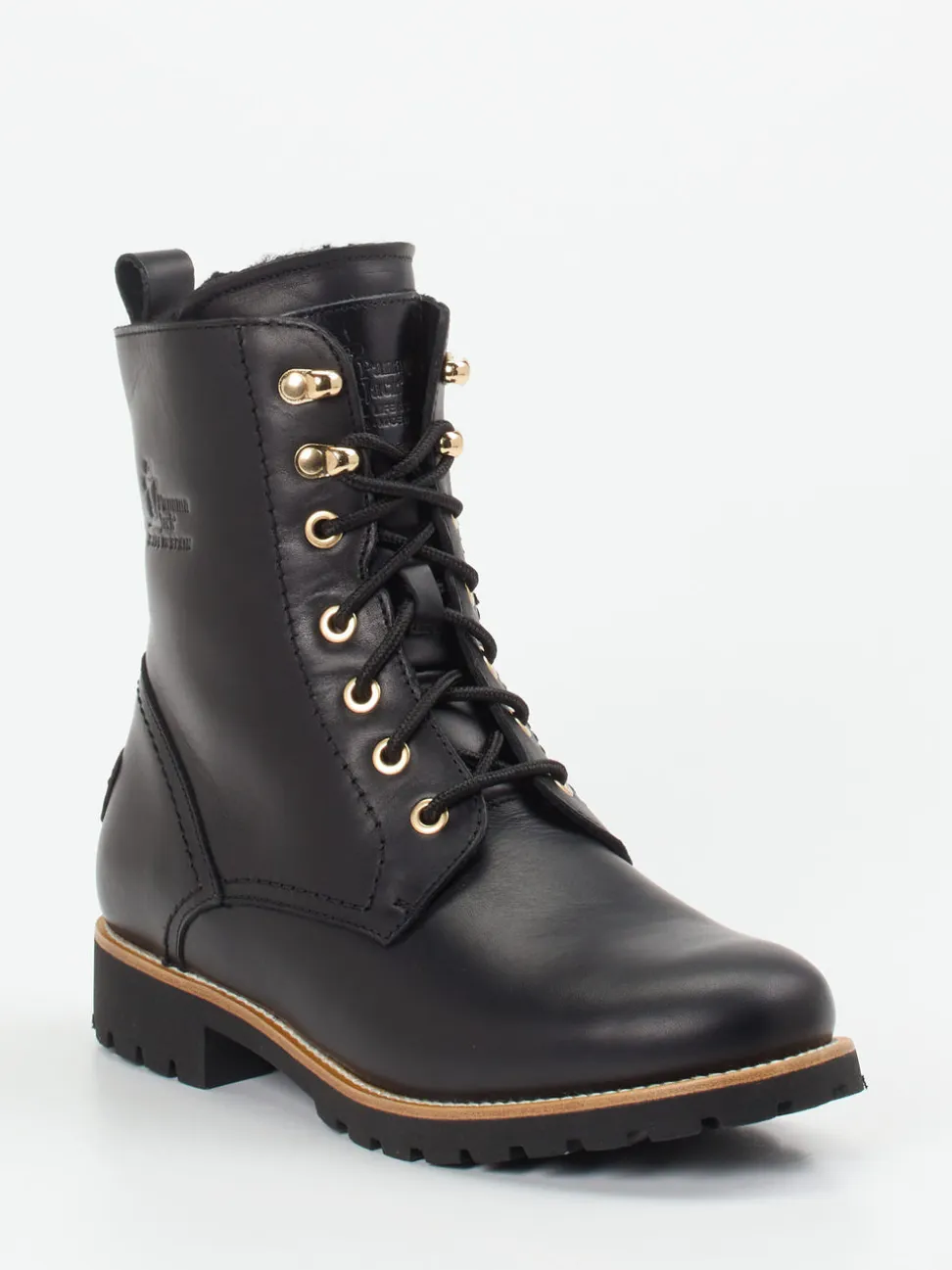 Panama Jack – Schnürboots aus Kalbleder schwarz