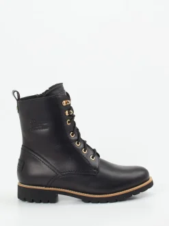 Panama Jack – Schnürboots aus Kalbleder schwarz