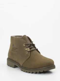 Panama Jack – Schnürboots aus Fettleder olivgrün