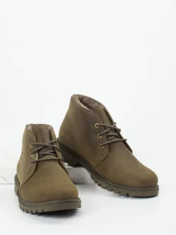 Panama Jack – Schnürboots aus Fettleder olivgrün