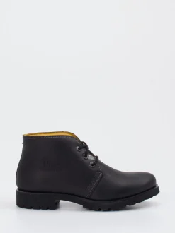 Panama Jack – Schnürboots aus Fettleder schwarz