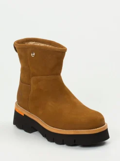 Panama Jack – Stiefeletten aus Nubukleder cognacfarben
