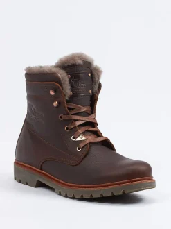 Panama Jack – Stiefeletten aus Fettleder Dunkelbraun