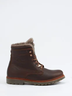 Panama Jack – Stiefeletten aus Fettleder Dunkelbraun