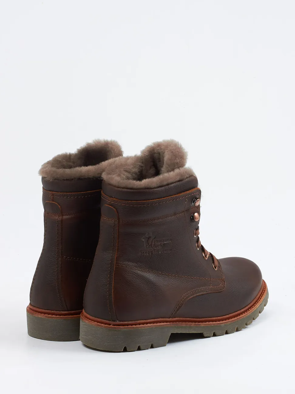 Panama Jack – Stiefeletten aus Fettleder Dunkelbraun