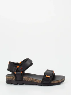 Panama Jack – Trekkingsandalen aus Fettleder Schwarz