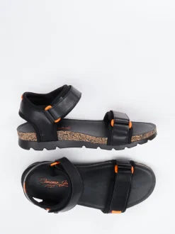 Panama Jack – Trekkingsandalen aus Fettleder Schwarz