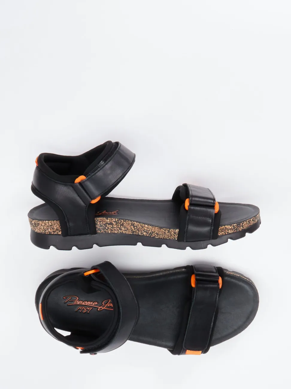 Panama Jack – Trekkingsandalen aus Fettleder Schwarz