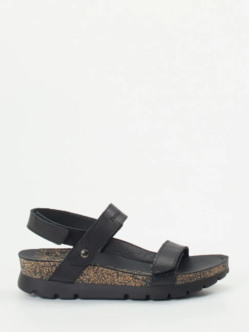Panama Jack – Trekking-Sandalen aus Lammleder schwarz