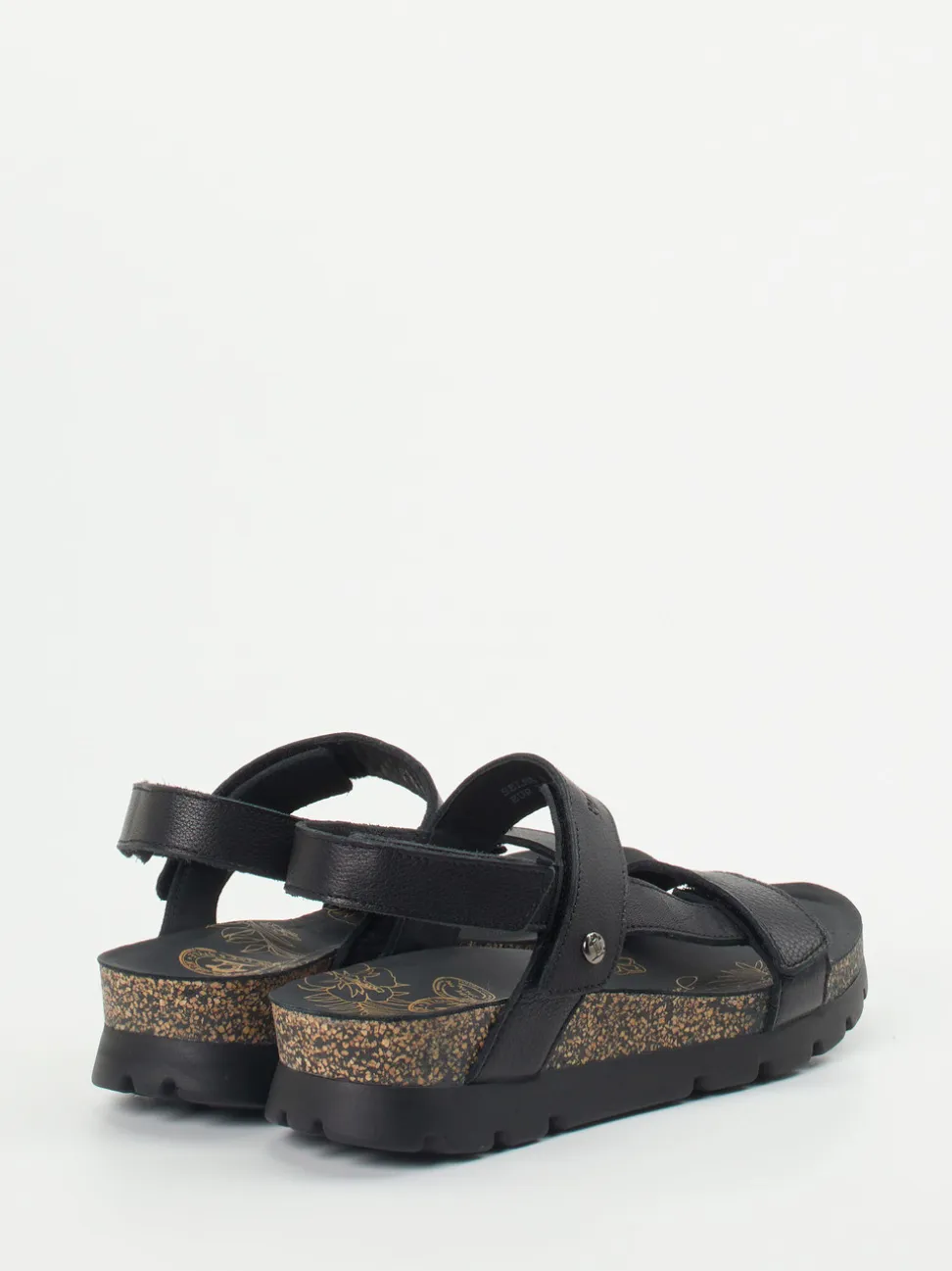 Panama Jack – Trekking-Sandalen aus Lammleder schwarz