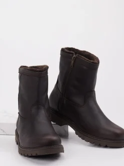 Panama Jack – Winterboots aus Leder dunkelbraun