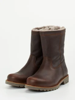 Panama Jack – Winter-Boots aus Fettleder Dunkelbraun