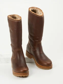 Panama Jack – Winterstiefel aus Fettleder braun