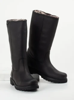 Panama Jack – Winterstiefel aus Fettleder schwarz