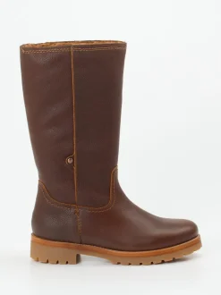 Panama Jack – Winterstiefel aus Lammleder dunkelbraun