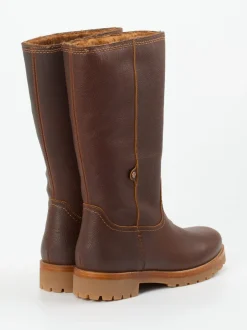 Panama Jack – Winterstiefel aus Lammleder dunkelbraun