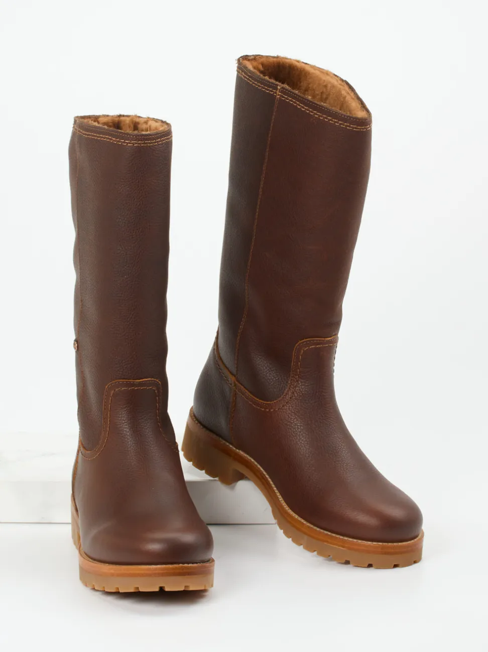 Panama Jack – Winterstiefel aus Lammleder dunkelbraun