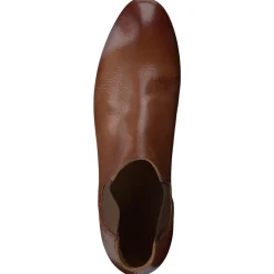 Pantanetti – Chelsea Boots aus Kalbleder mittelbraun