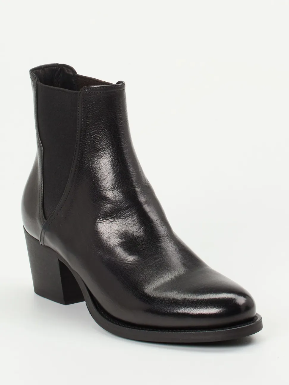 Pantanetti – Chelsea Boots aus Lammleder schwarz