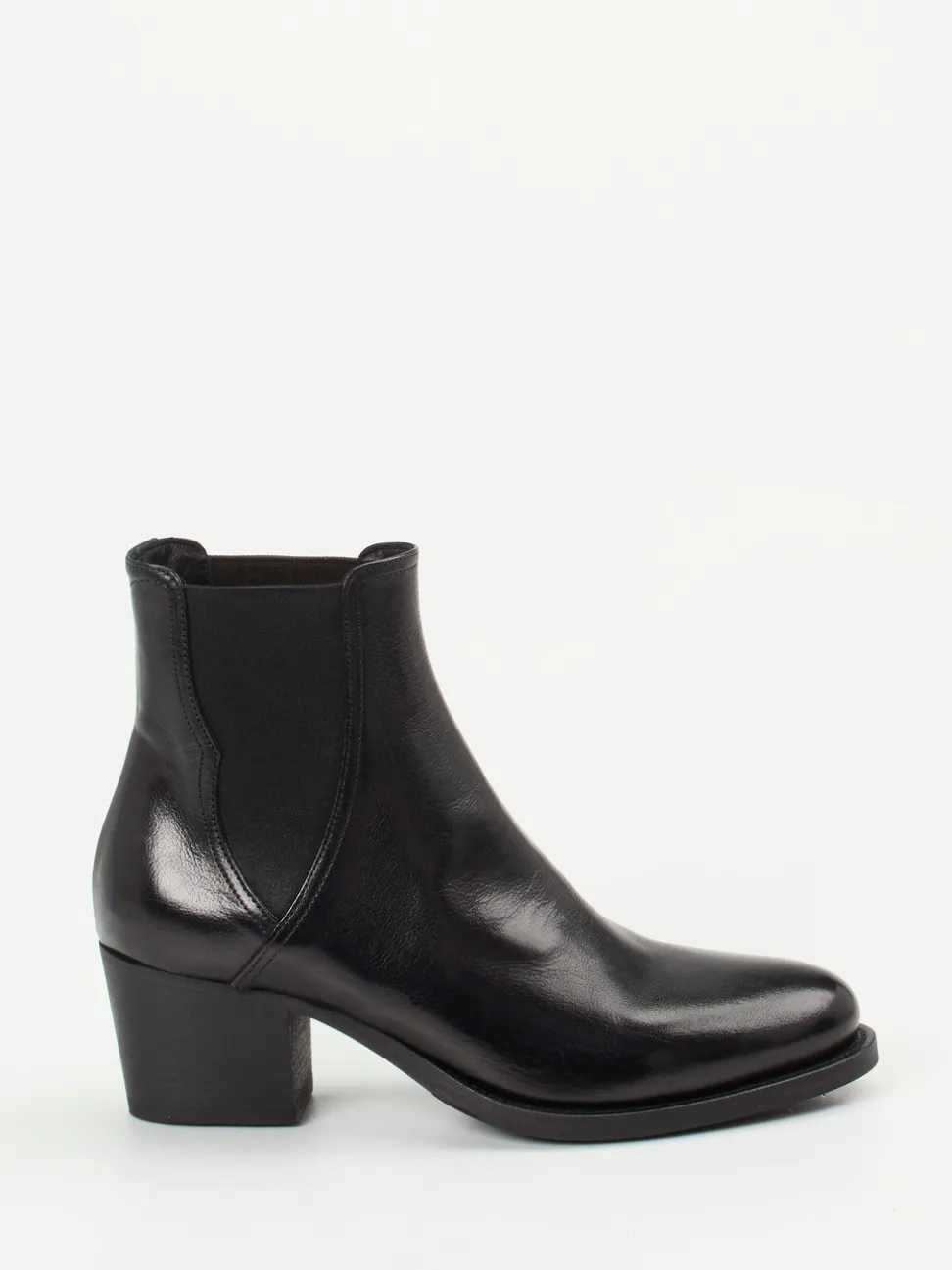 Pantanetti – Chelsea Boots aus Lammleder schwarz