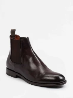 Pantanetti – Chelsea Boots aus Büffelleder Dunkelbraun