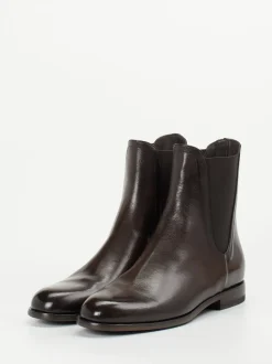 Pantanetti – Chelsea Boots aus Büffelleder Dunkelbraun