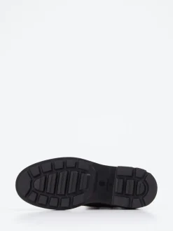 Pantanetti – Chelsea Boots aus Leder in Schlammgrau