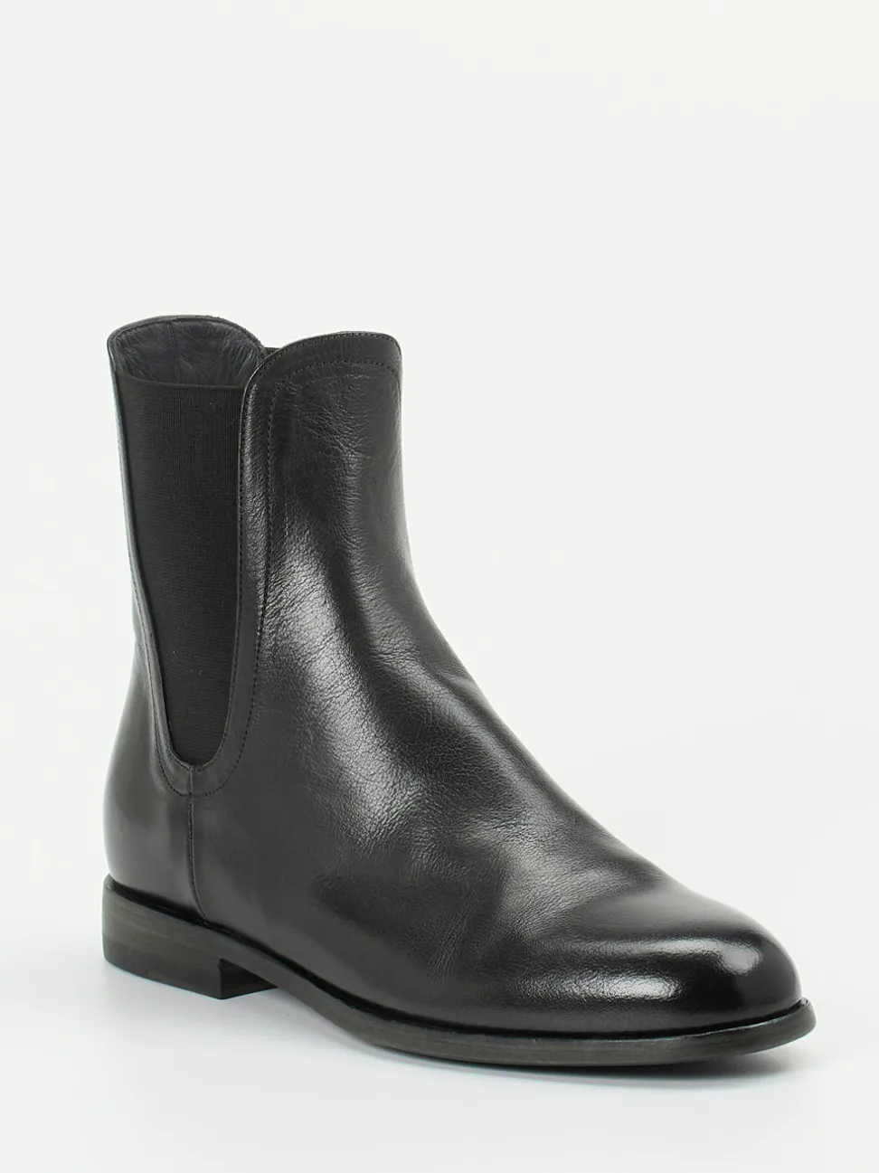 Pantanetti – Chelsea Boots aus Büffelleder Schwarz