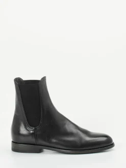 Pantanetti – Chelsea Boots aus Büffelleder Schwarz