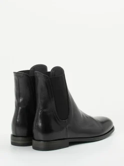 Pantanetti – Chelsea Boots aus Büffelleder Schwarz