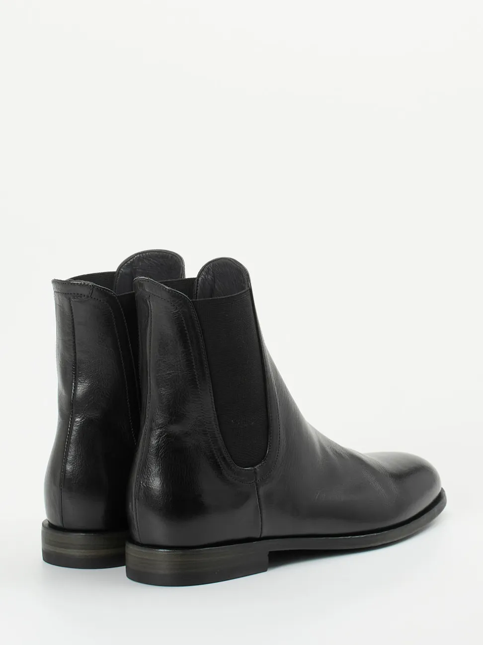 Pantanetti – Chelsea Boots aus Büffelleder Schwarz
