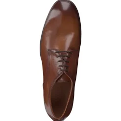 Pantanetti – Derby-Schnürschuh aus Büffelleder cognac