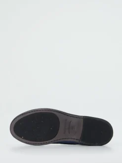 Pantanetti – Desert Boots aus Veloursleder blau