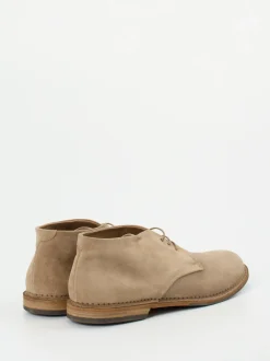 Pantanetti – Desert Boots aus Veloursleder beige