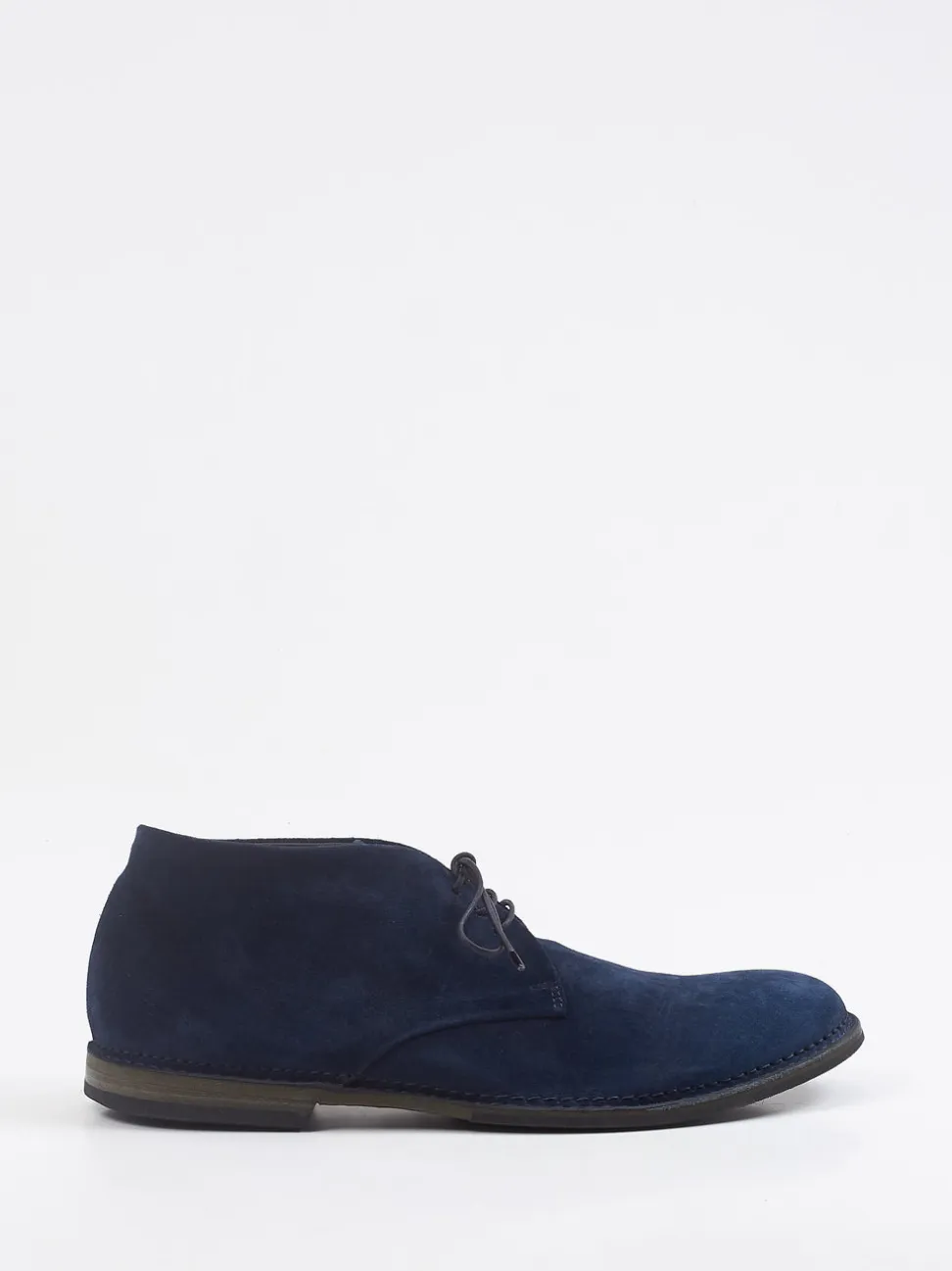 Pantanetti – Desert Boots aus Veloursleder tintenblau