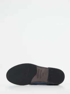 Pantanetti – Desert Boots aus Veloursleder Jeansblau