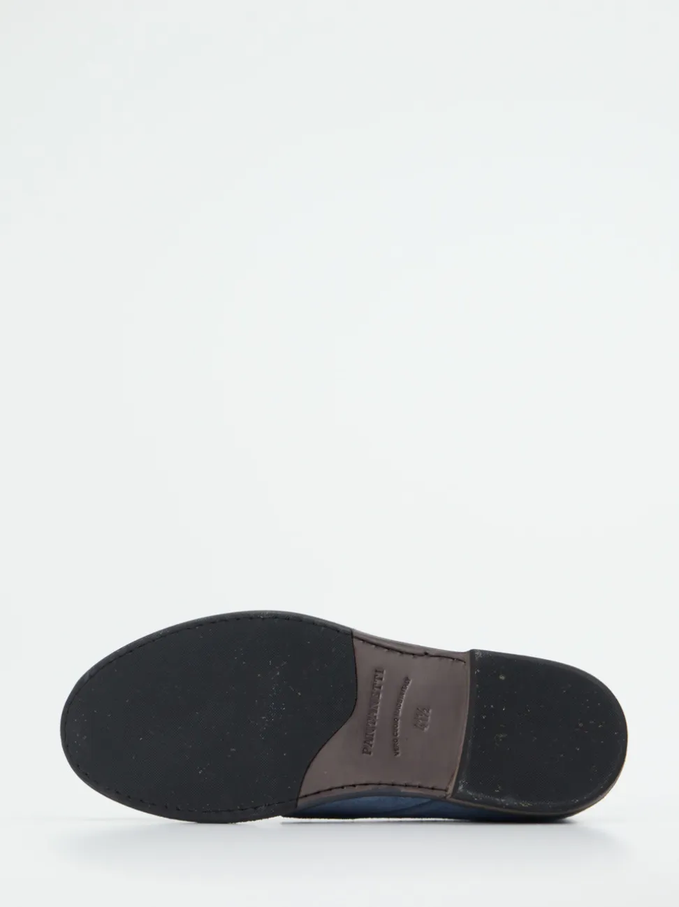 Pantanetti – Desert Boots aus Veloursleder Jeansblau