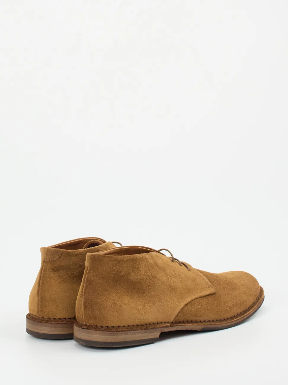 Pantanetti – Desert Boots aus Veloursleder Cognacbraun