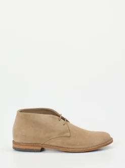 Pantanetti – Desert Boots aus Veloursleder beigebraun