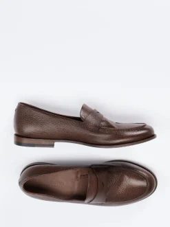 Pantanetti – Loafer aus Büffelleder in Braun