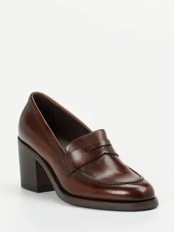 Pantanetti – Loafer aus Lammleder Dunkelbraun