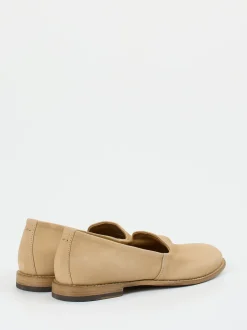 Pantanetti – Loafer aus Nubukleder in Beige