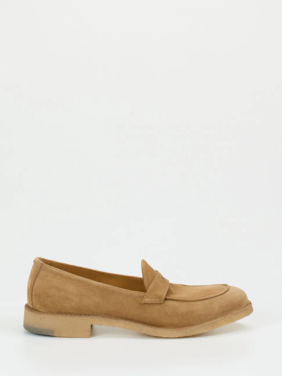 Pantanetti – Loafer aus Veloursleder beige
