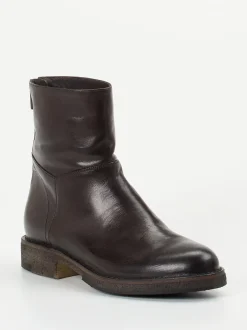 Pantanetti – Reißverschluss-Stiefelette aus Cordovanleder
