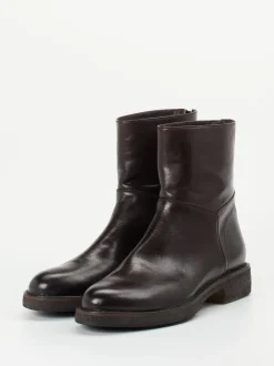 Pantanetti – Reißverschluss-Stiefelette aus Cordovanleder