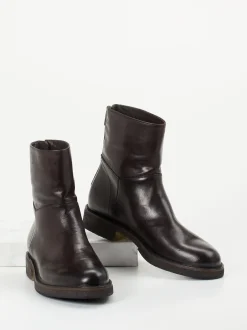 Pantanetti – Reißverschluss-Stiefelette aus Cordovanleder