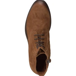Pantanetti – Schnürboots aus Veloursleder braun