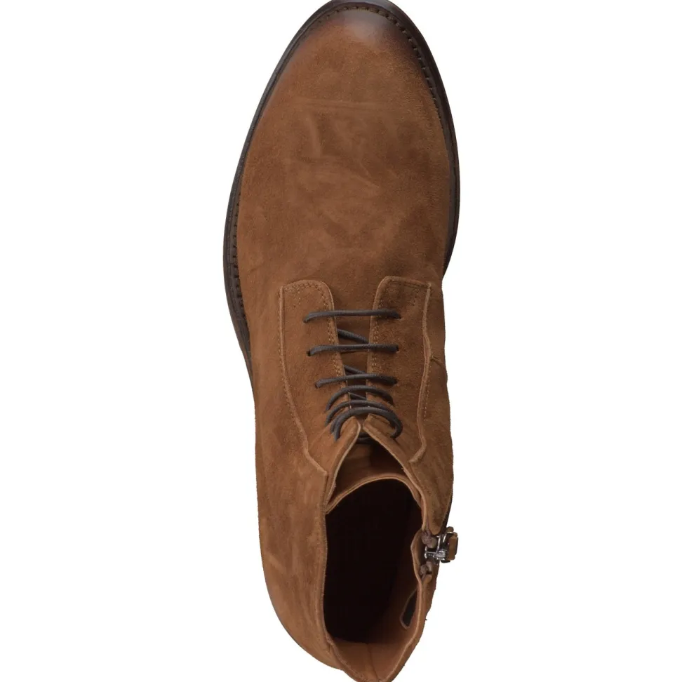 Pantanetti – Schnürboots aus Veloursleder braun