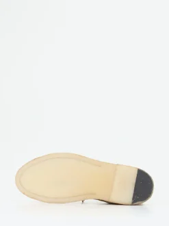 Pantanetti – Schnürstiefelette aus Veloursleder beige